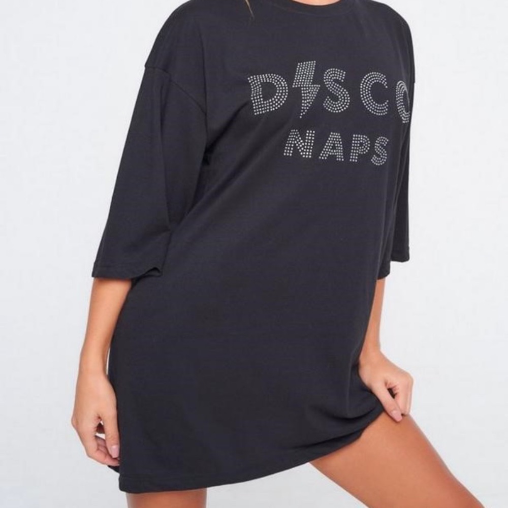 Disco nap oversized tee